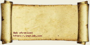 Ivanka Trumić vizit kartica